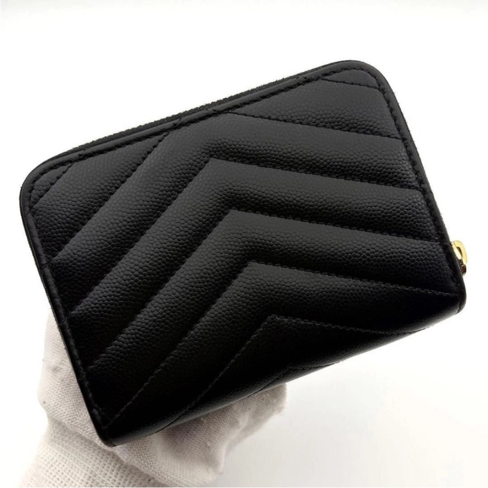 YSL Black Quilted Wallet - Picture 4 of 11